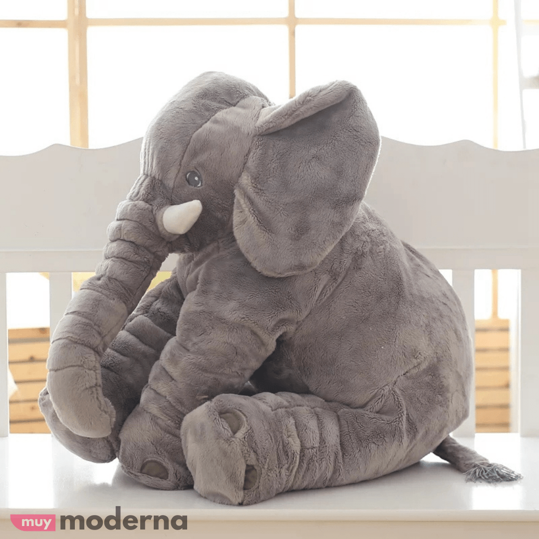 Almohada de Elefante Gigante de 80cm - Muy Moderna Uruguay