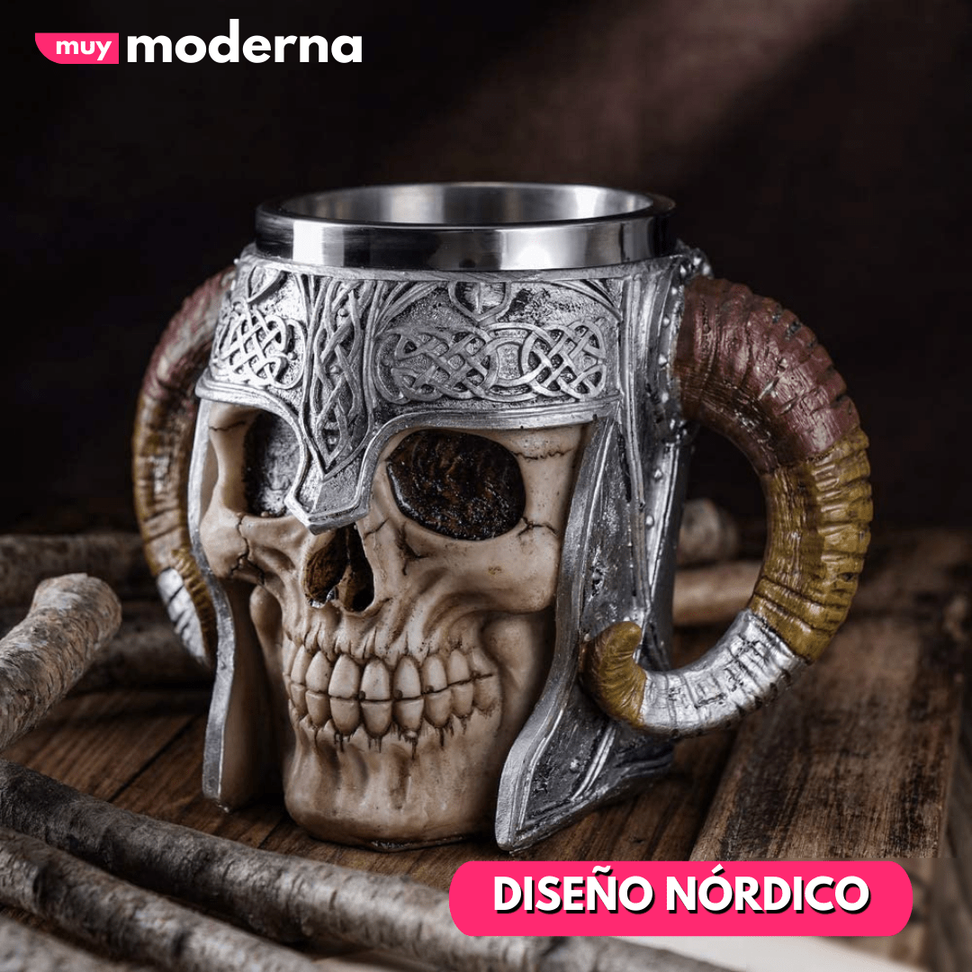 Jarra de Calavera Vikinga - Muy Moderna Uruguay