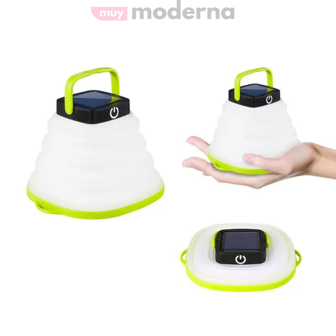 Farol Plegable de Carga Solar - Muy Moderna Uruguay