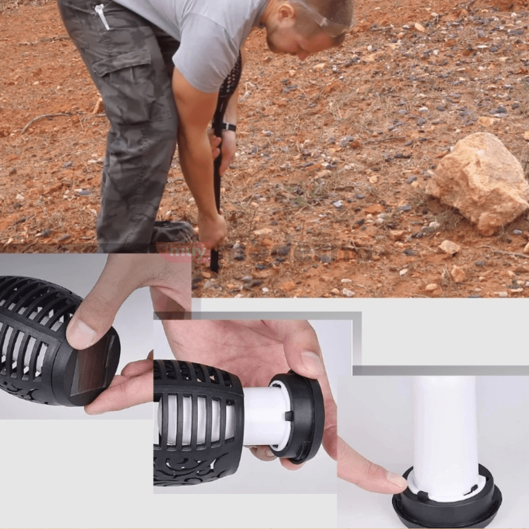 Antorcha EcoFlame LED Solar - Muy Moderna Uruguay