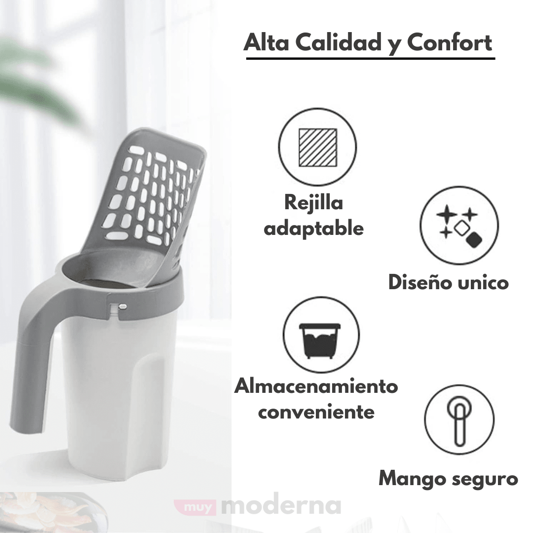 Pala Recogedora para Arenero de Gatos - Muy Moderna Uruguay