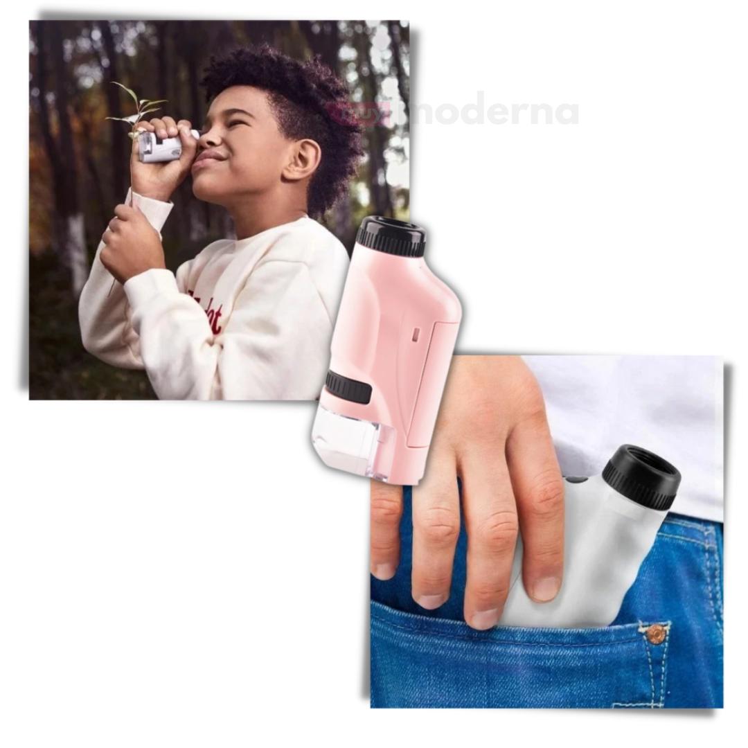 Microscopio Portátil para Niños