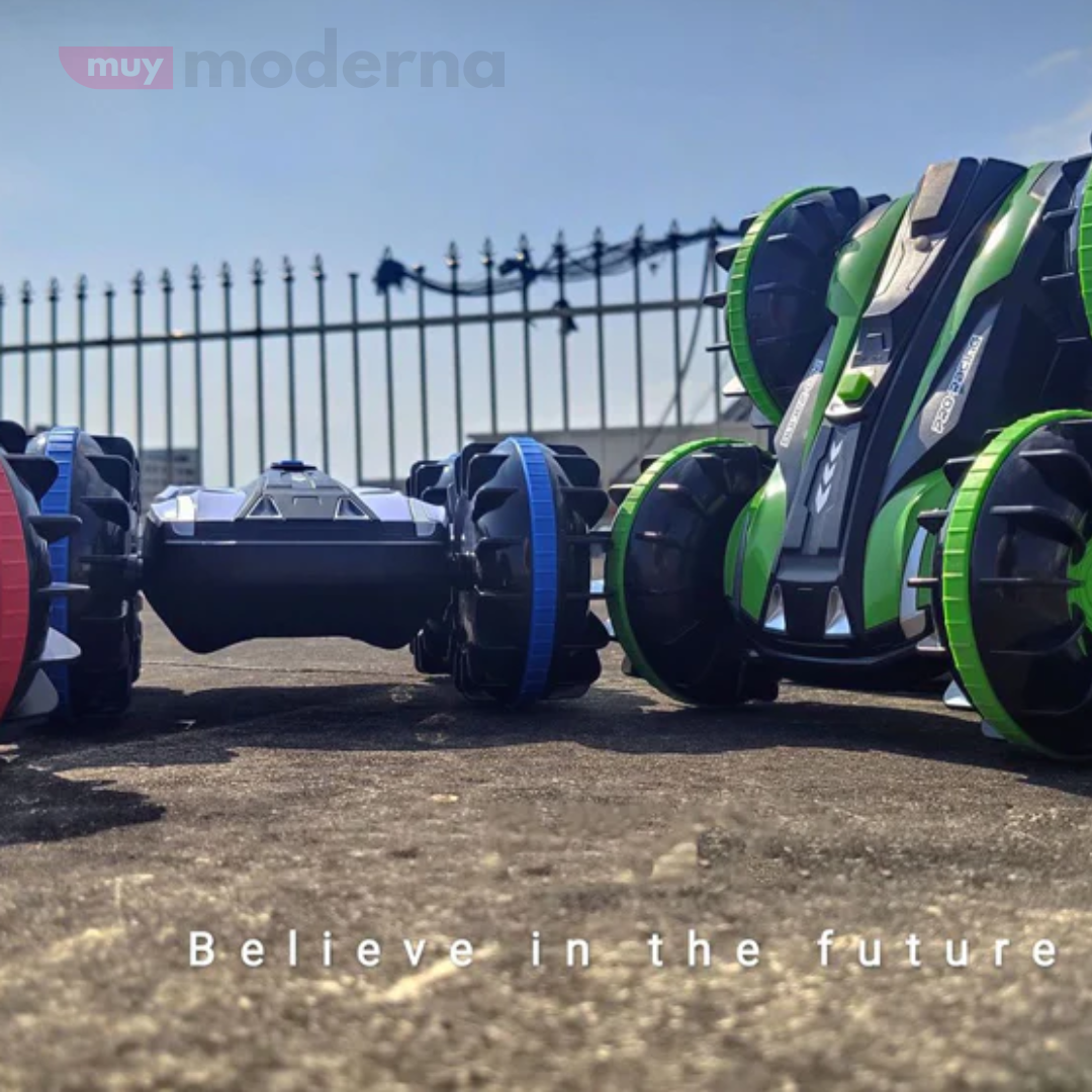 Auto Anfibio con Control Remoto ¡Para Tierra y Agua!