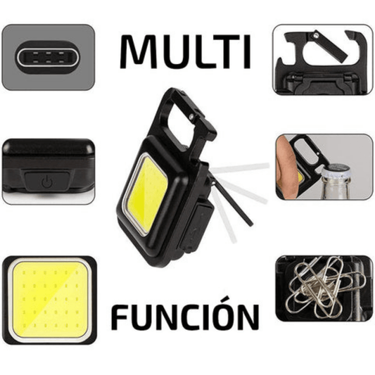 Mini Linterna LED Potente para Llavero - Muy Moderna Uruguay