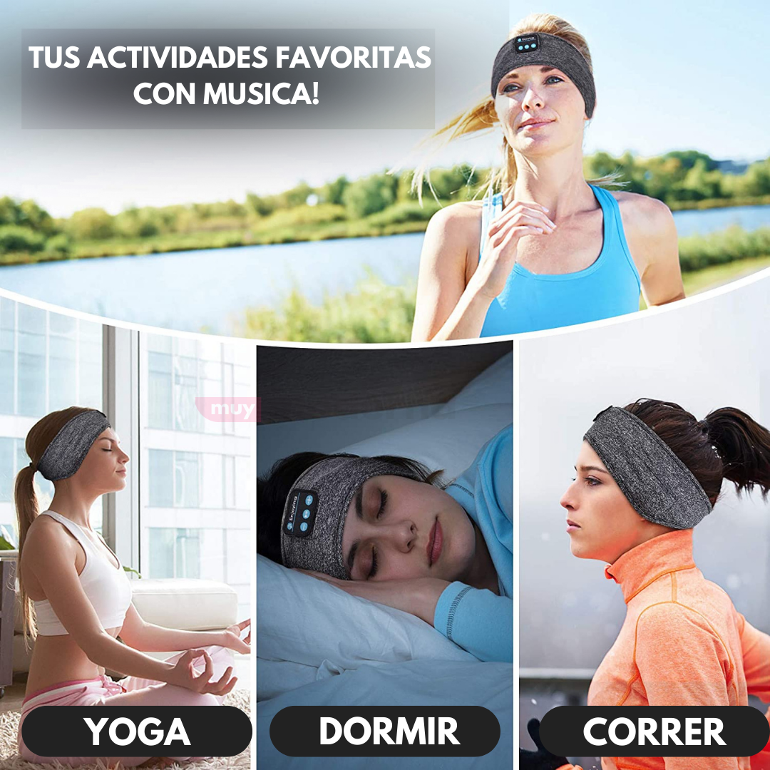 Cubre Ojos con Auriculares Bluetooth
