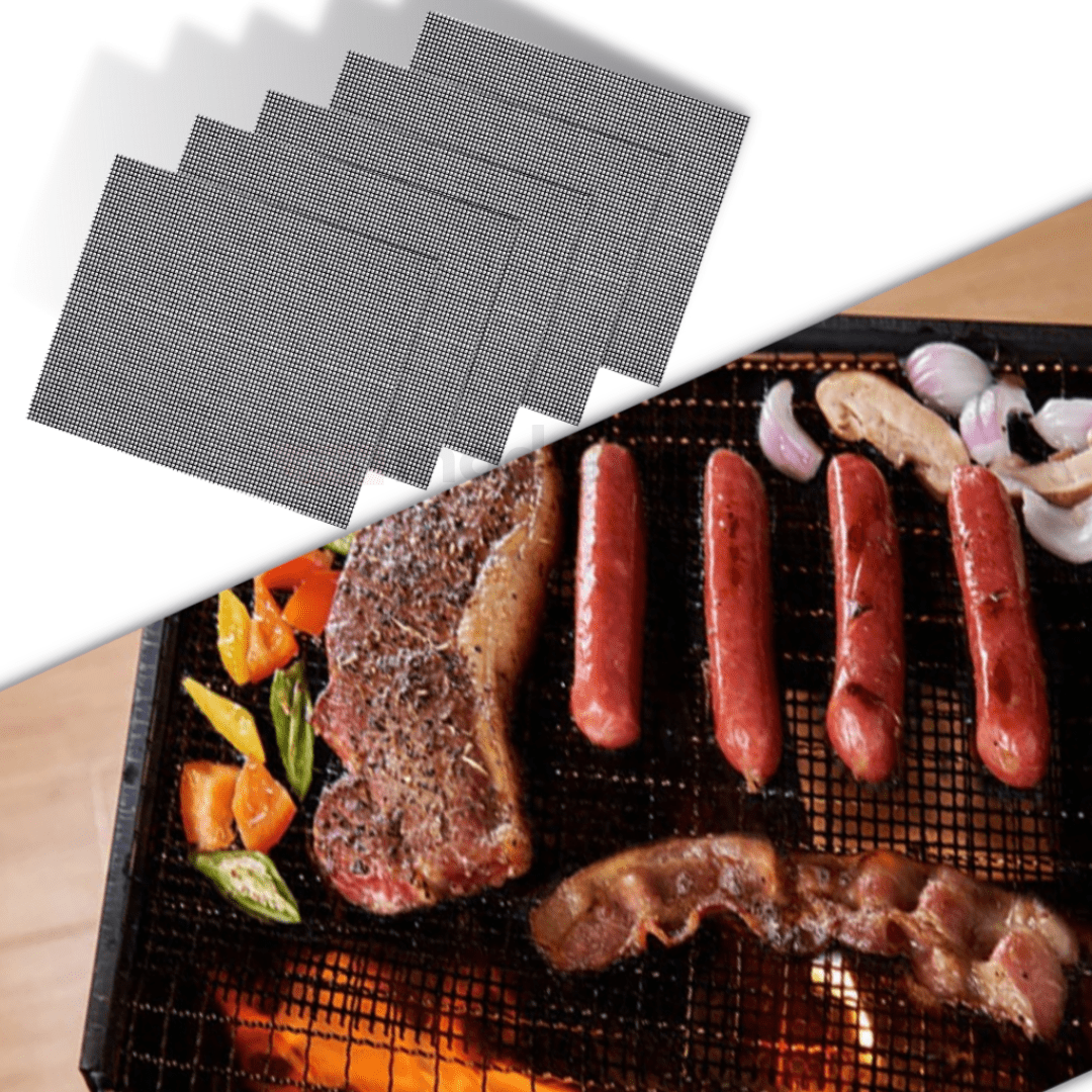 Rejillas de Teflón Antiadherente para Parrilla (5 Unidades) - Muy Moderna Uruguay
