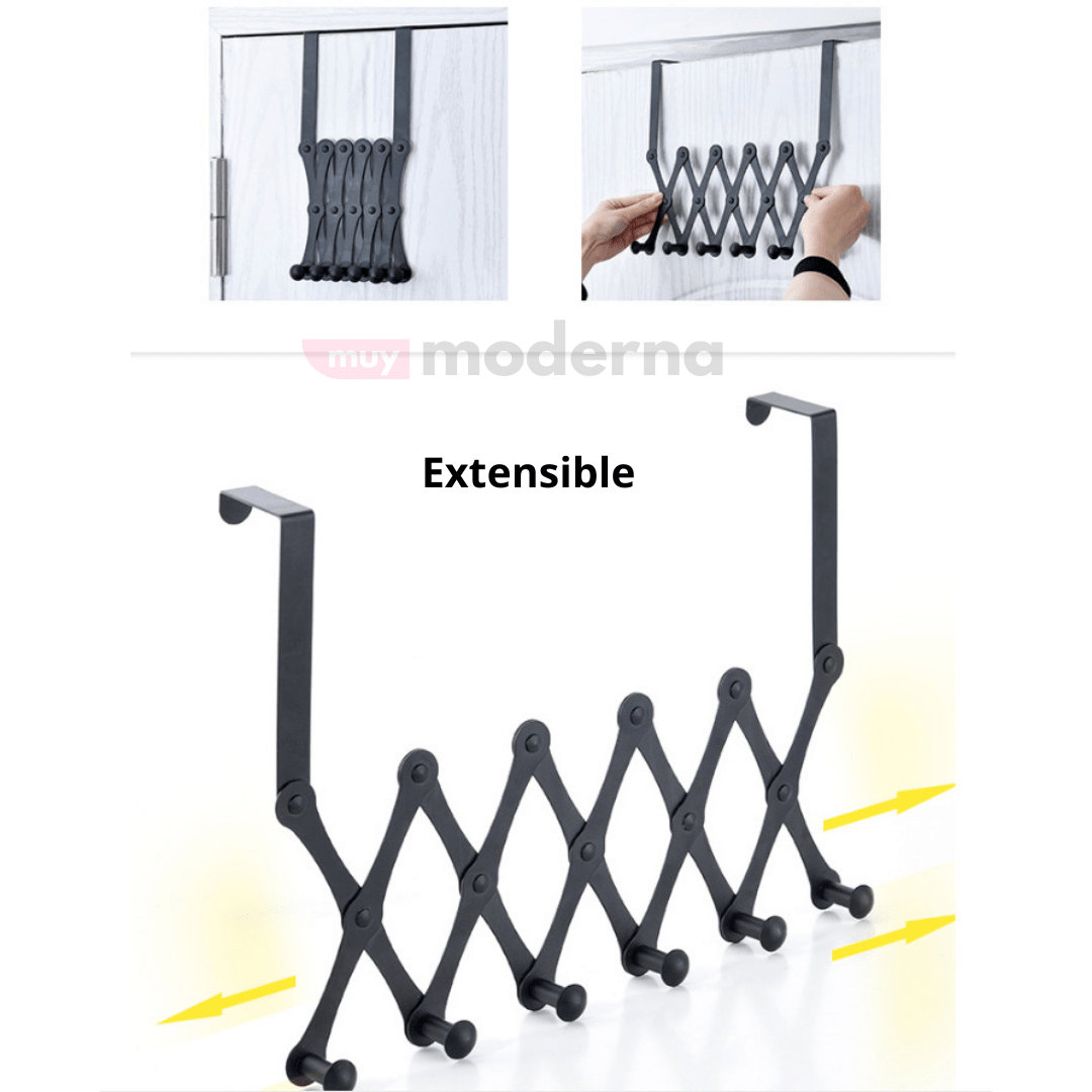 Perchero Extensible Para Colgar en Puertas - Muy Moderna Uruguay