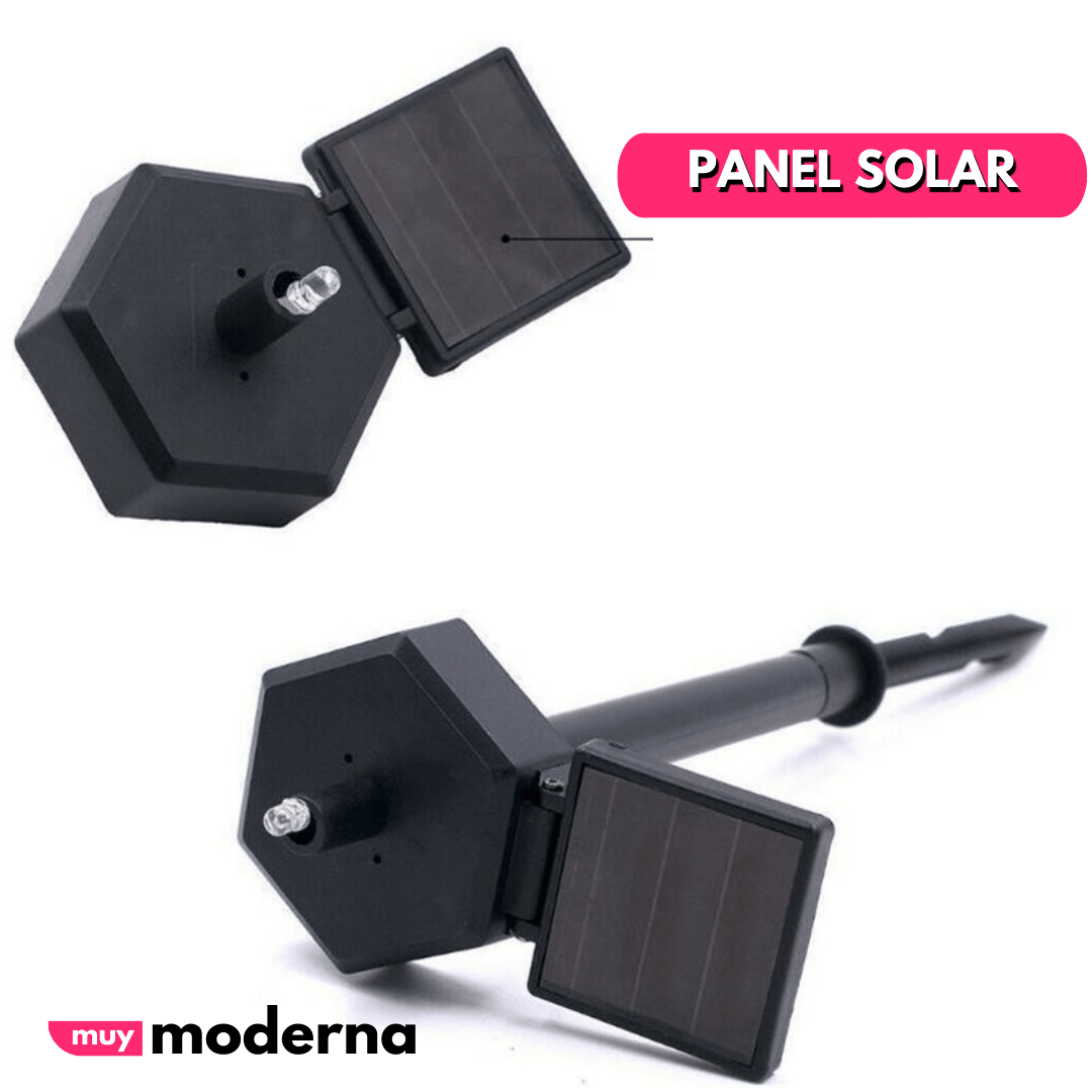 Par de Búhos LED Solar Para Jardín - Muy Moderna Uruguay