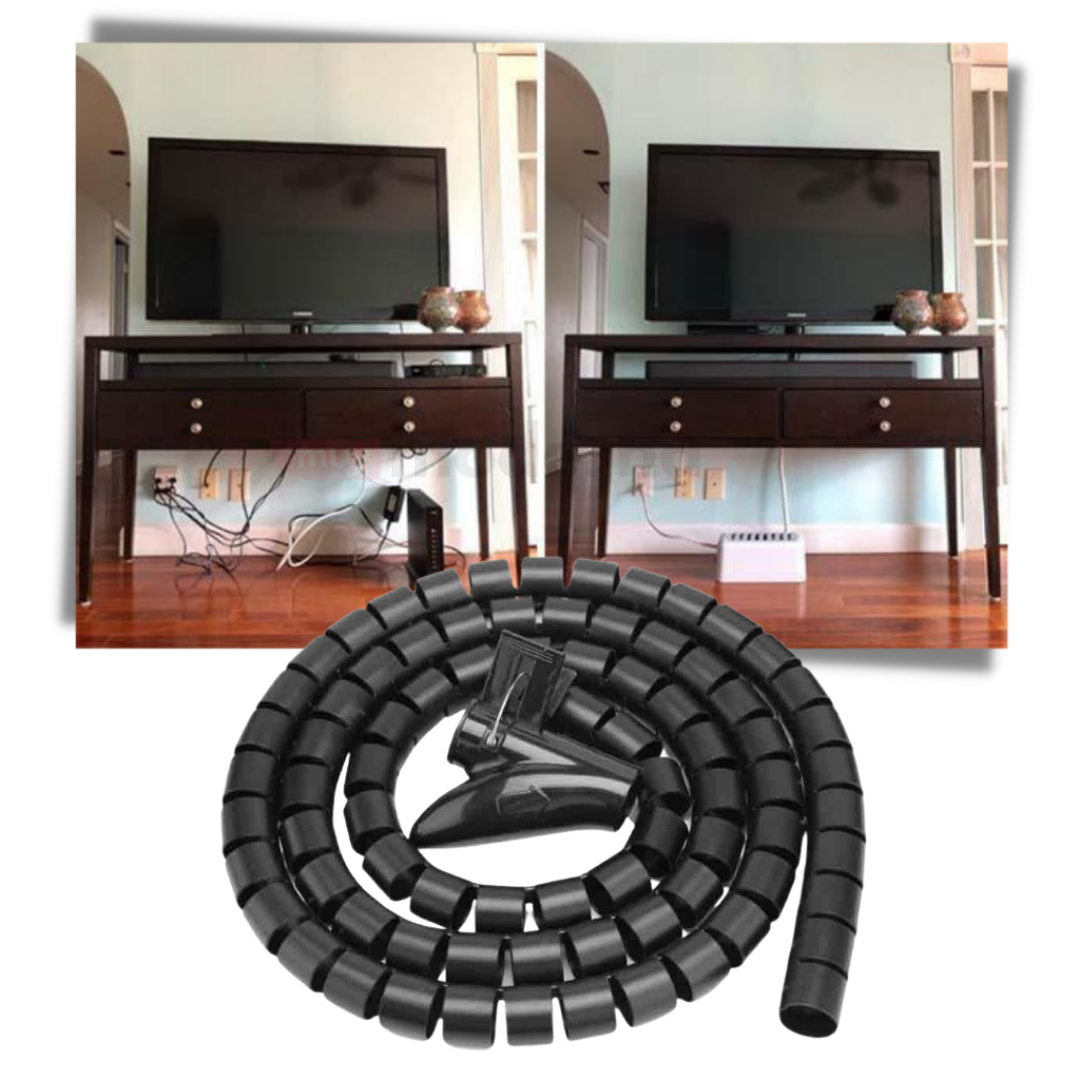 Espiral Organizador y Protector de Cables
