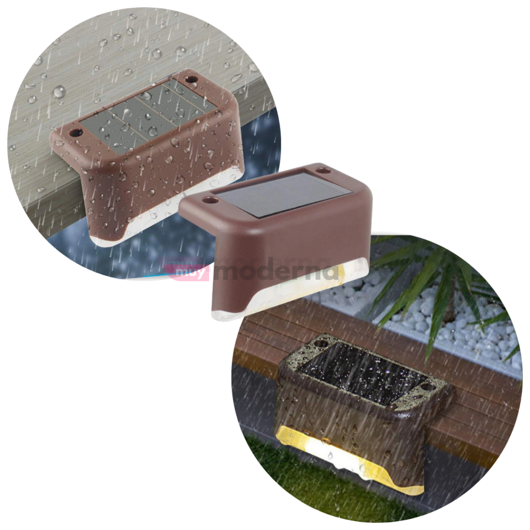 Luces Ecológicas para Escalera de Luz Cálida (4 unidades)