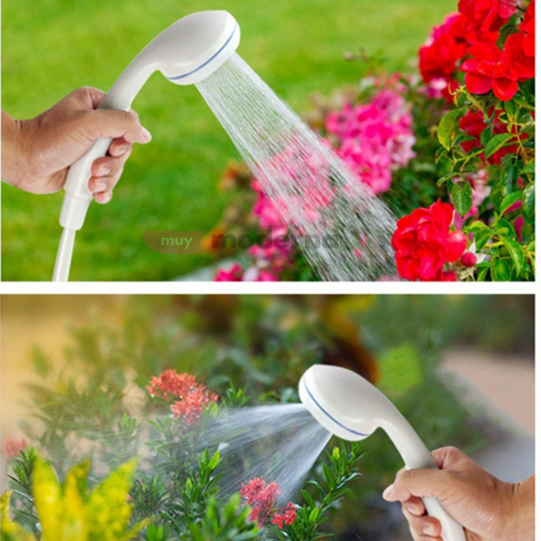 Ducha Portátil con Bomba de Agua Recargable