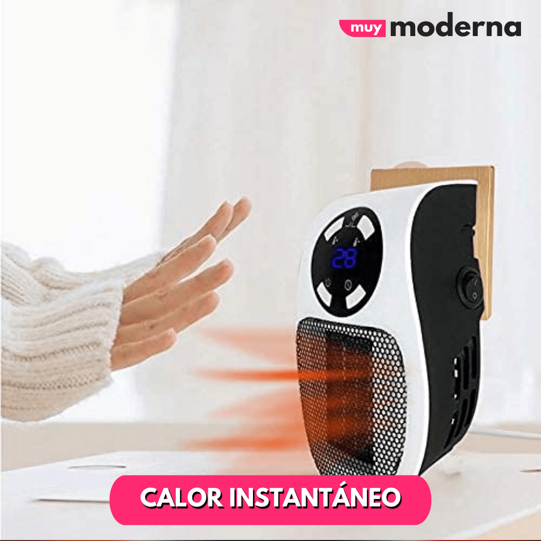 Calefactor Portable Heater con Control Remoto - Muy Moderna Uruguay