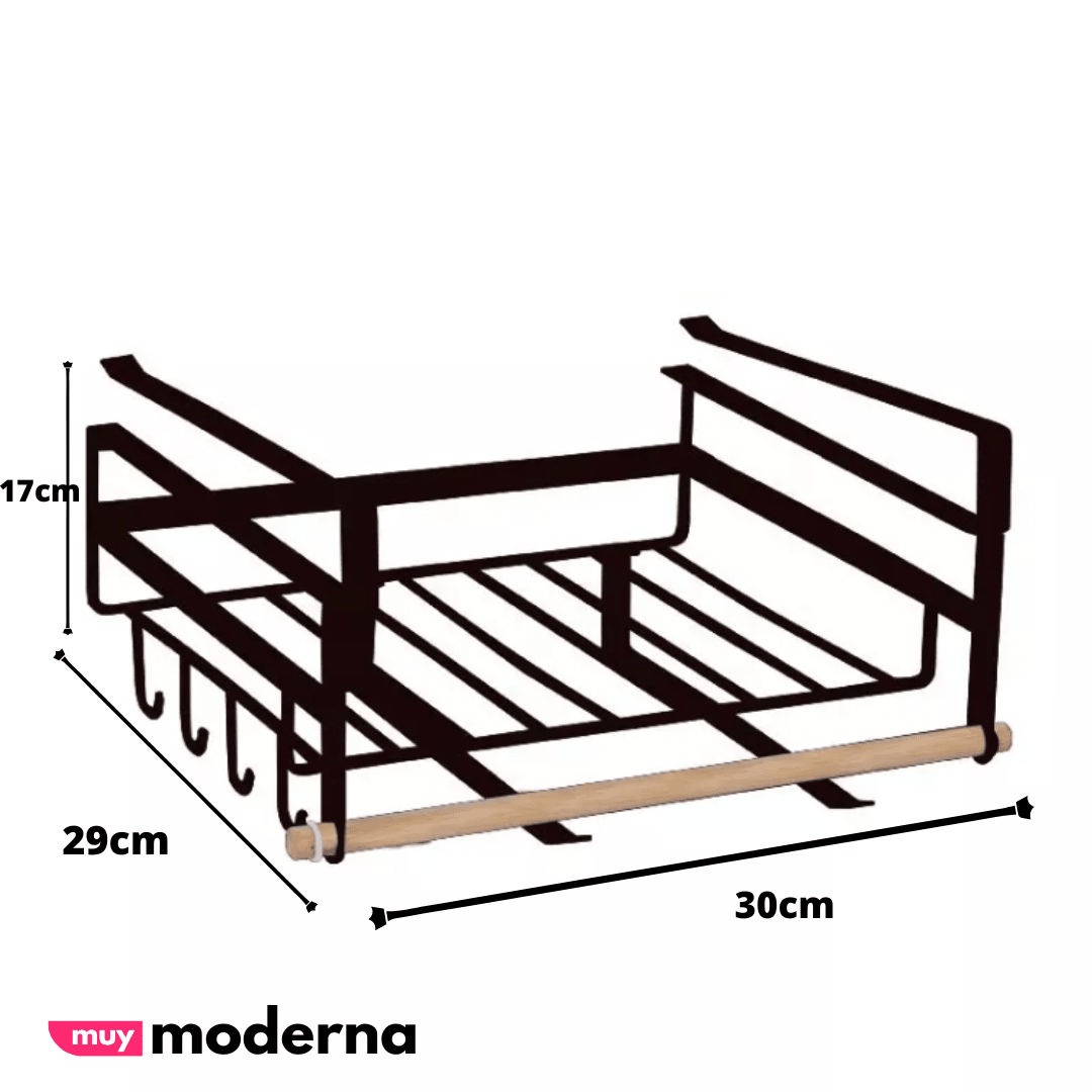 Estante Organizador Estilo Escandinavo - Muy Moderna Uruguay