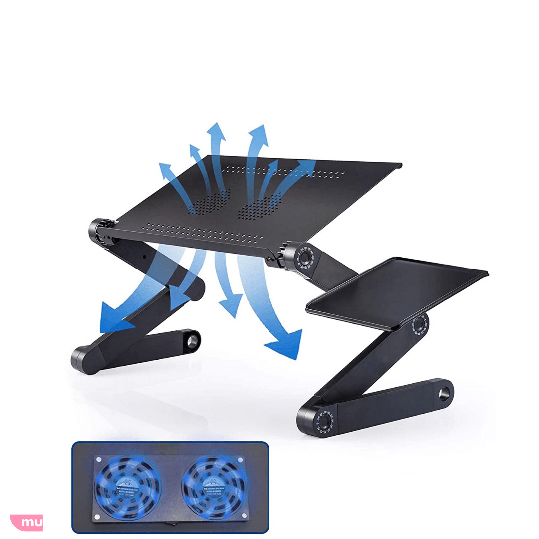 Mesa Regulable para Laptop con Ventilación - Muy Moderna Uruguay