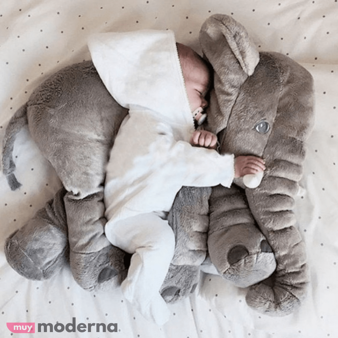 Almohada de Elefante Gigante de 80cm - Muy Moderna Uruguay