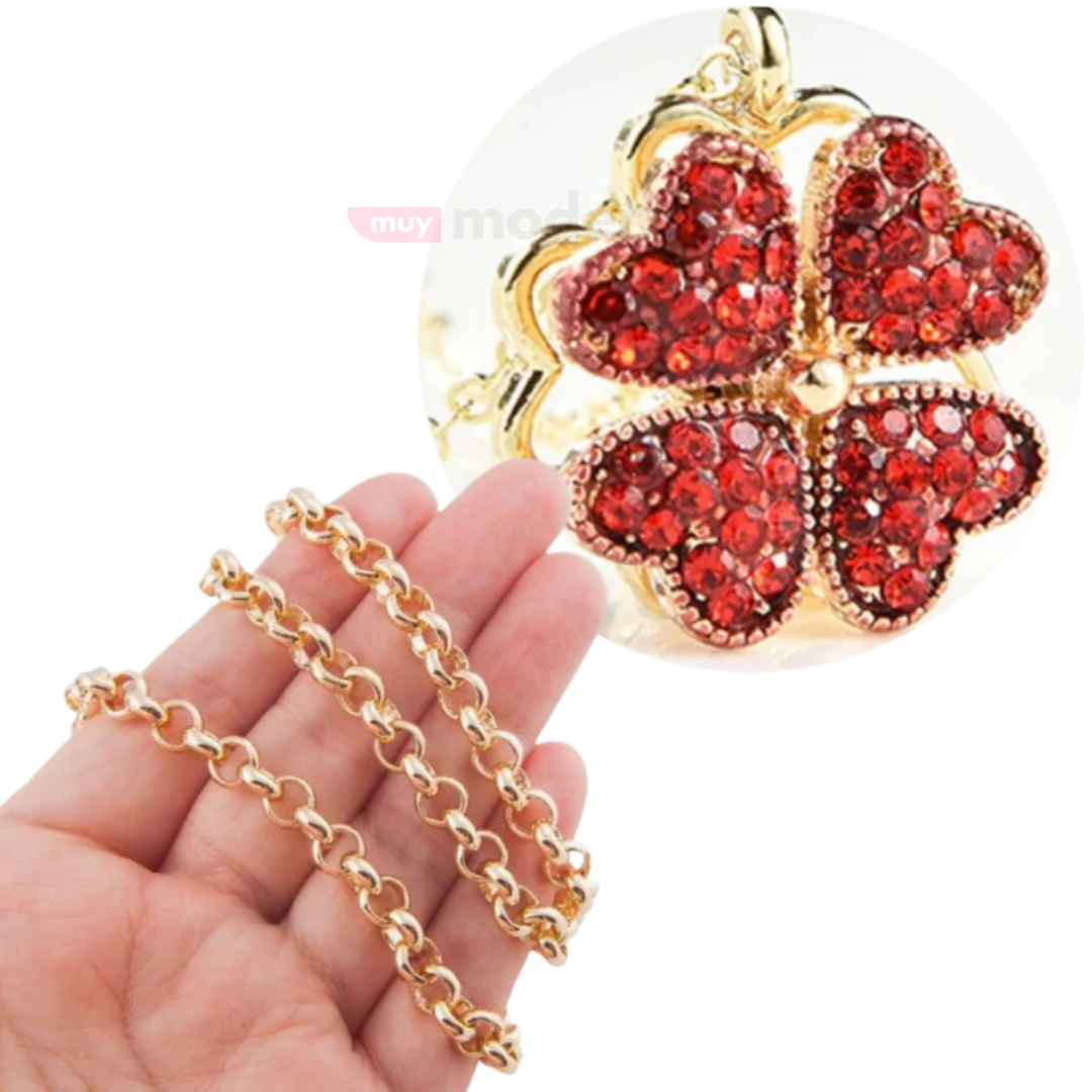 Collar Trebol de Corazones