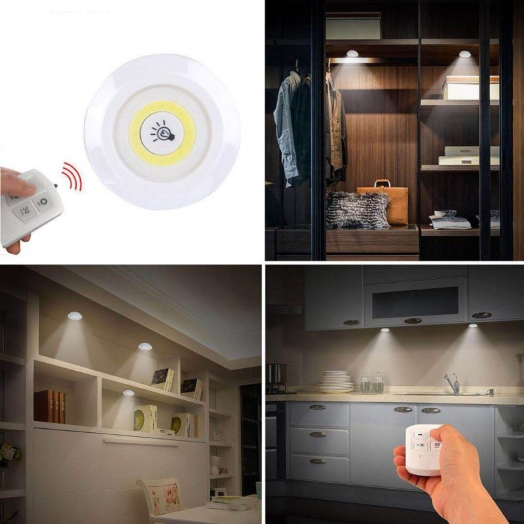 Set de 3 Luces de Emergencia con Control Remoto