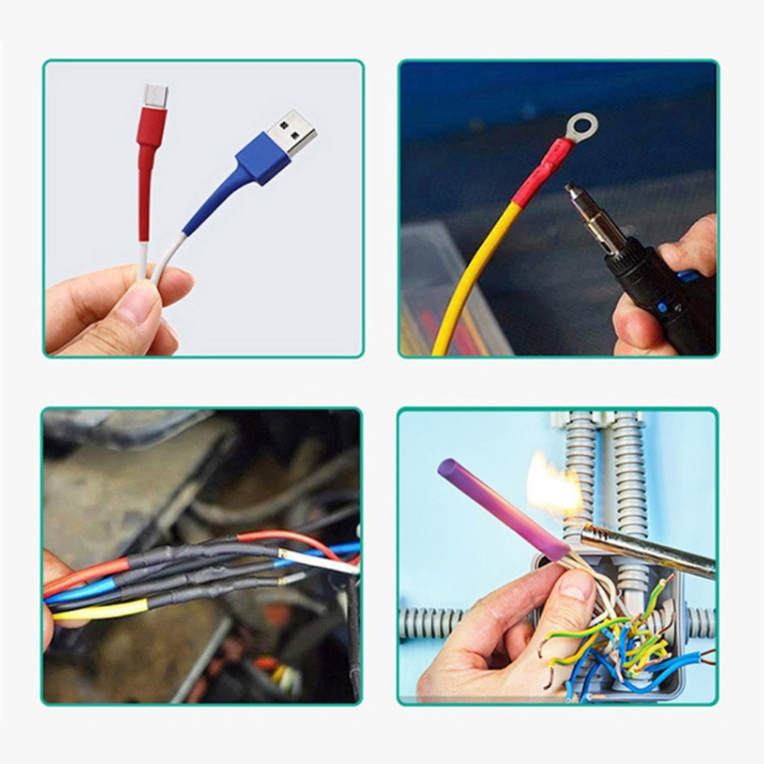 Tubos Termorretráctiles Aisladores de Cable (328uds)