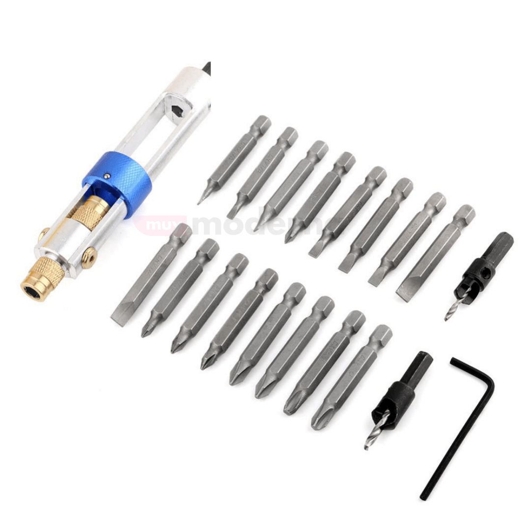 Adaptador de Taladro para Perforar y Atornillar Rápidamente - Muy Moderna Uruguay