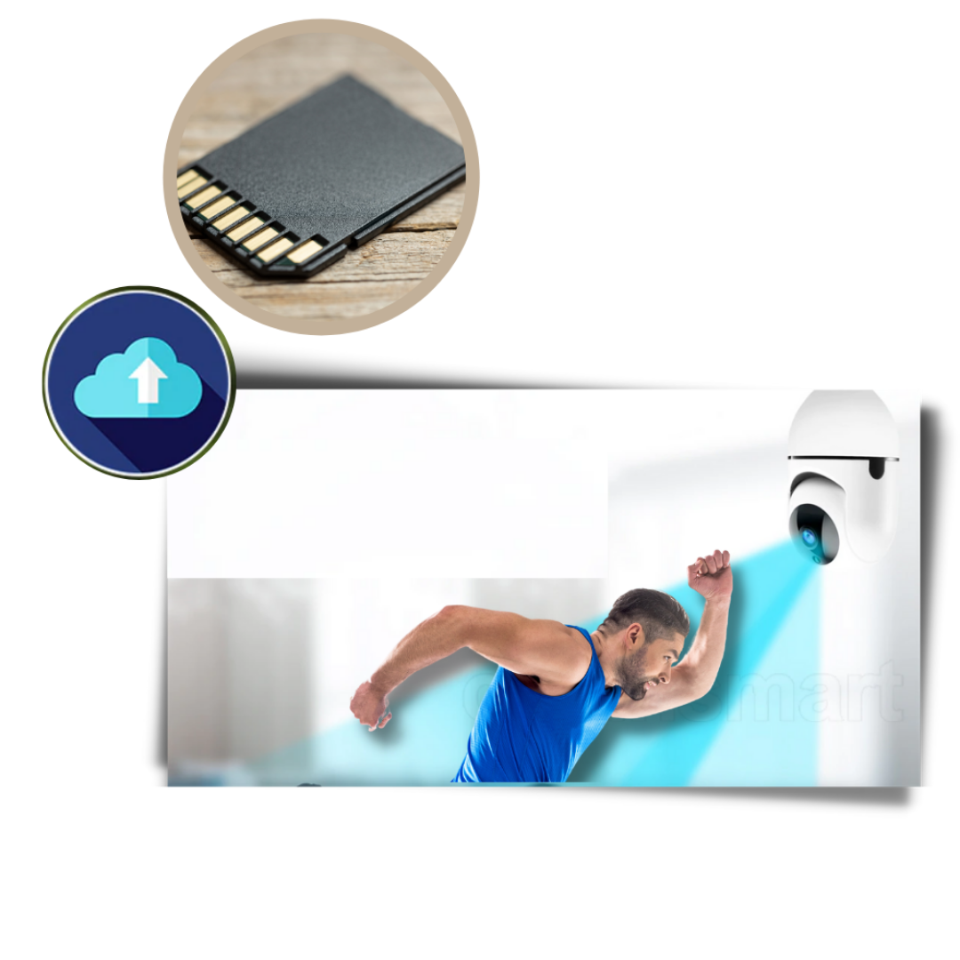 Camara de Seguridad Inteligente Estilo Foco de Luz
