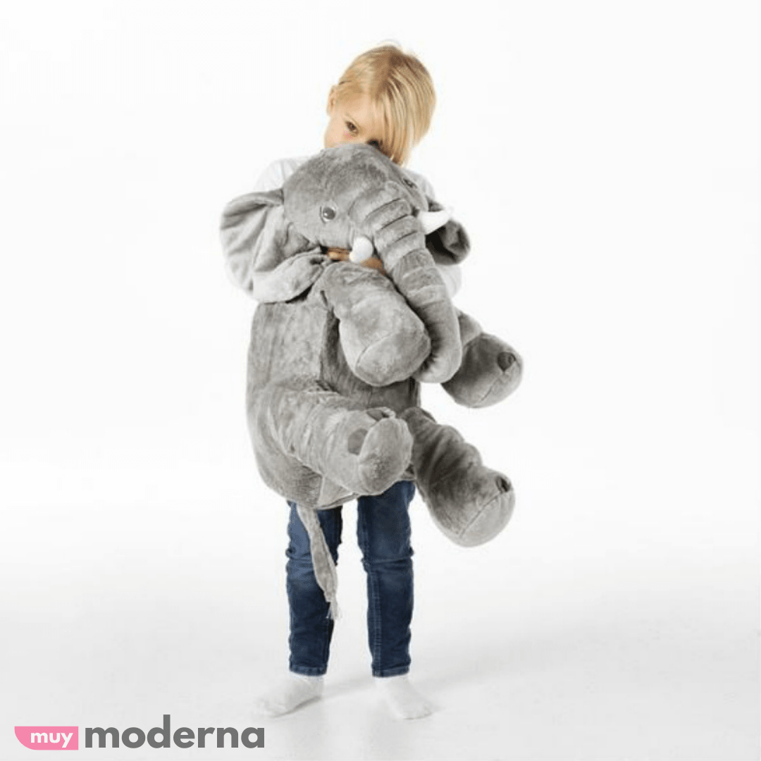 Almohada de Elefante Gigante de 80cm - Muy Moderna Uruguay