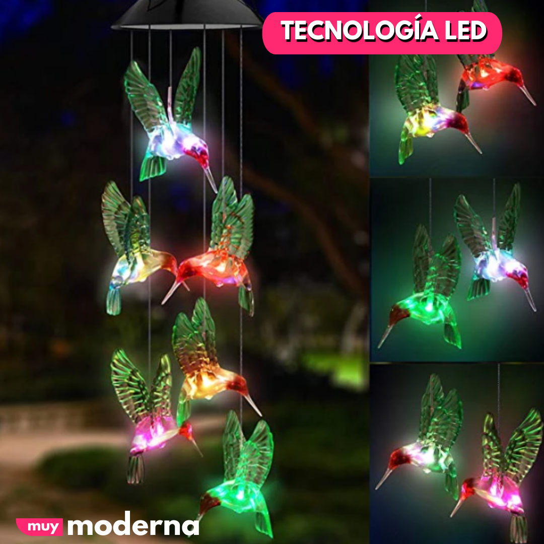 Llamador de Ángeles LED Solar - Muy Moderna Uruguay