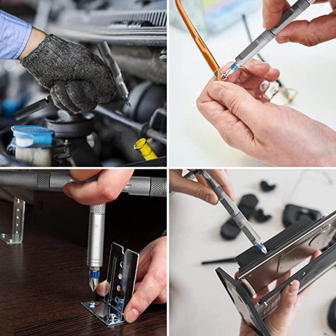 Juego De 24 Puntas Magnéticas Con Destornillador