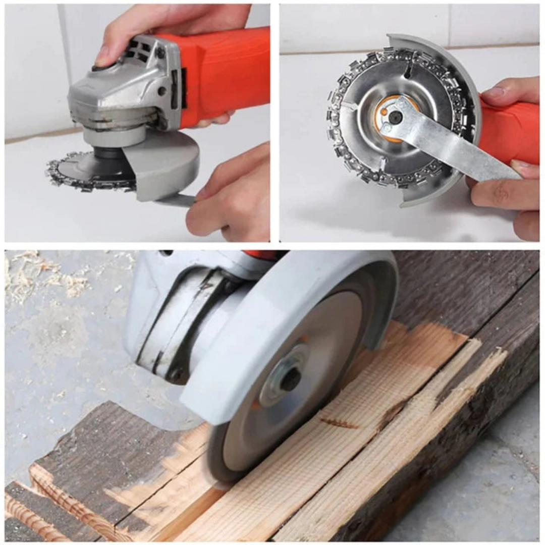 Disco con Cadena para Amoladora Angular