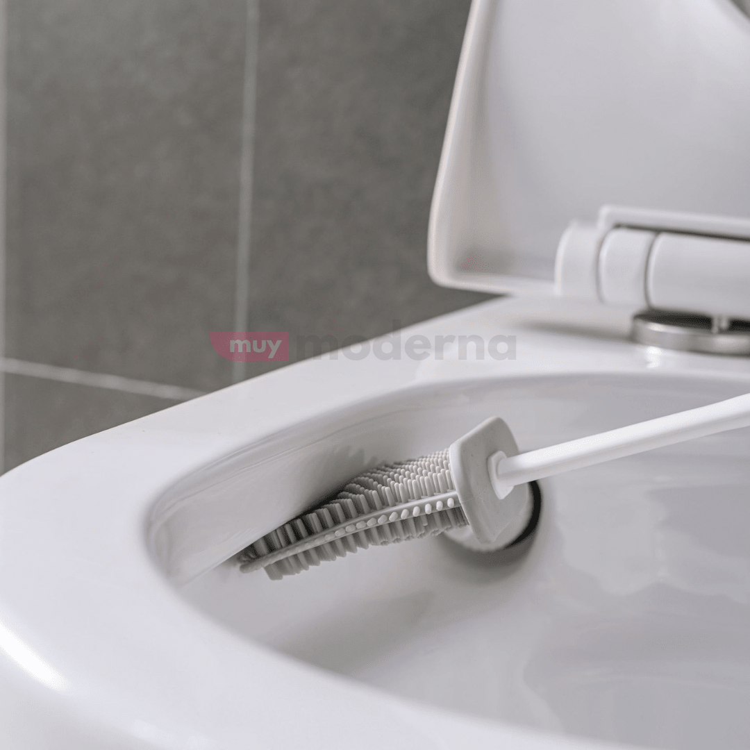 Cepillo de Silicona para Baño con Soporte - Muy Moderna Uruguay