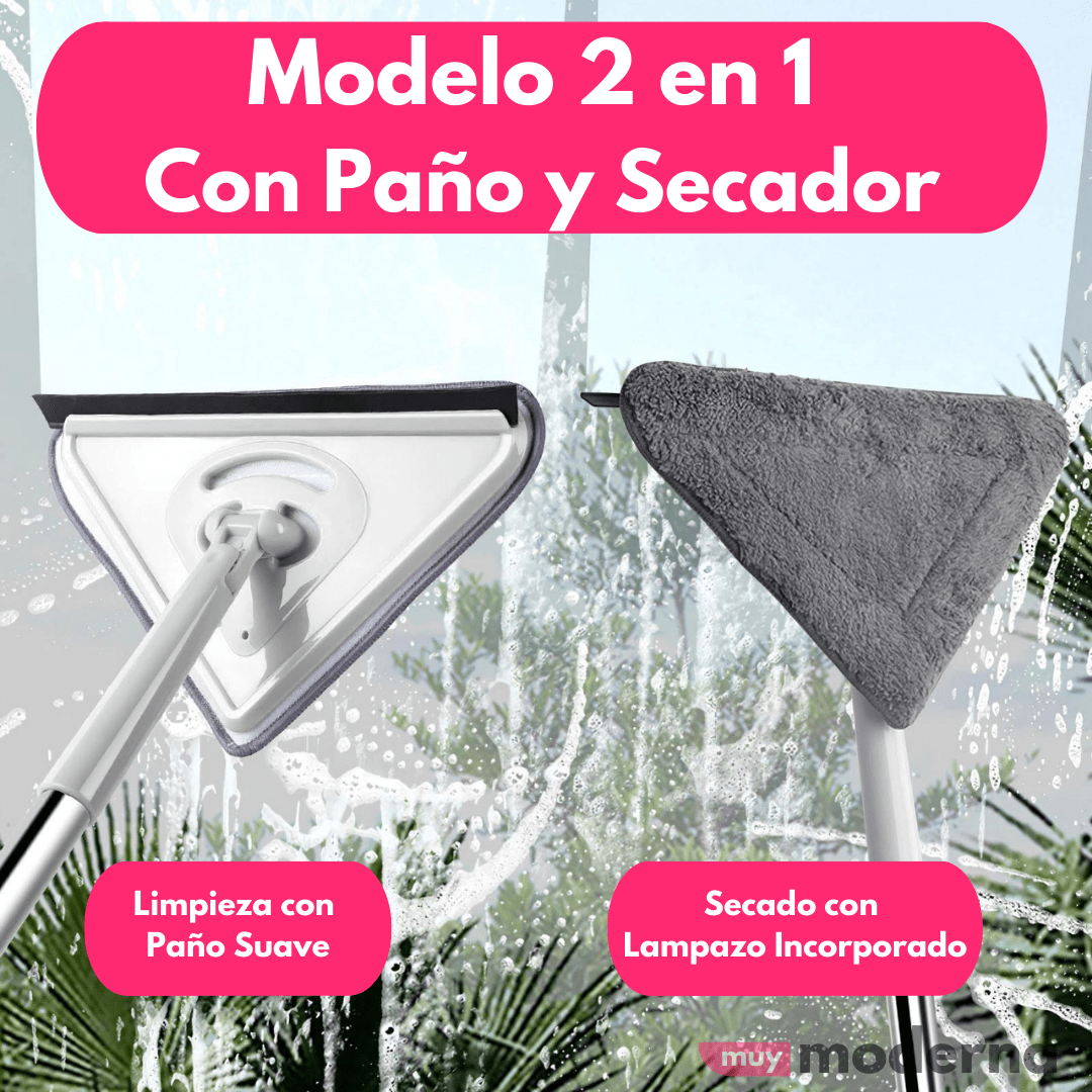 Mopa Triangular Extensible Para Paredes Y Techos - Muy Moderna Uruguay