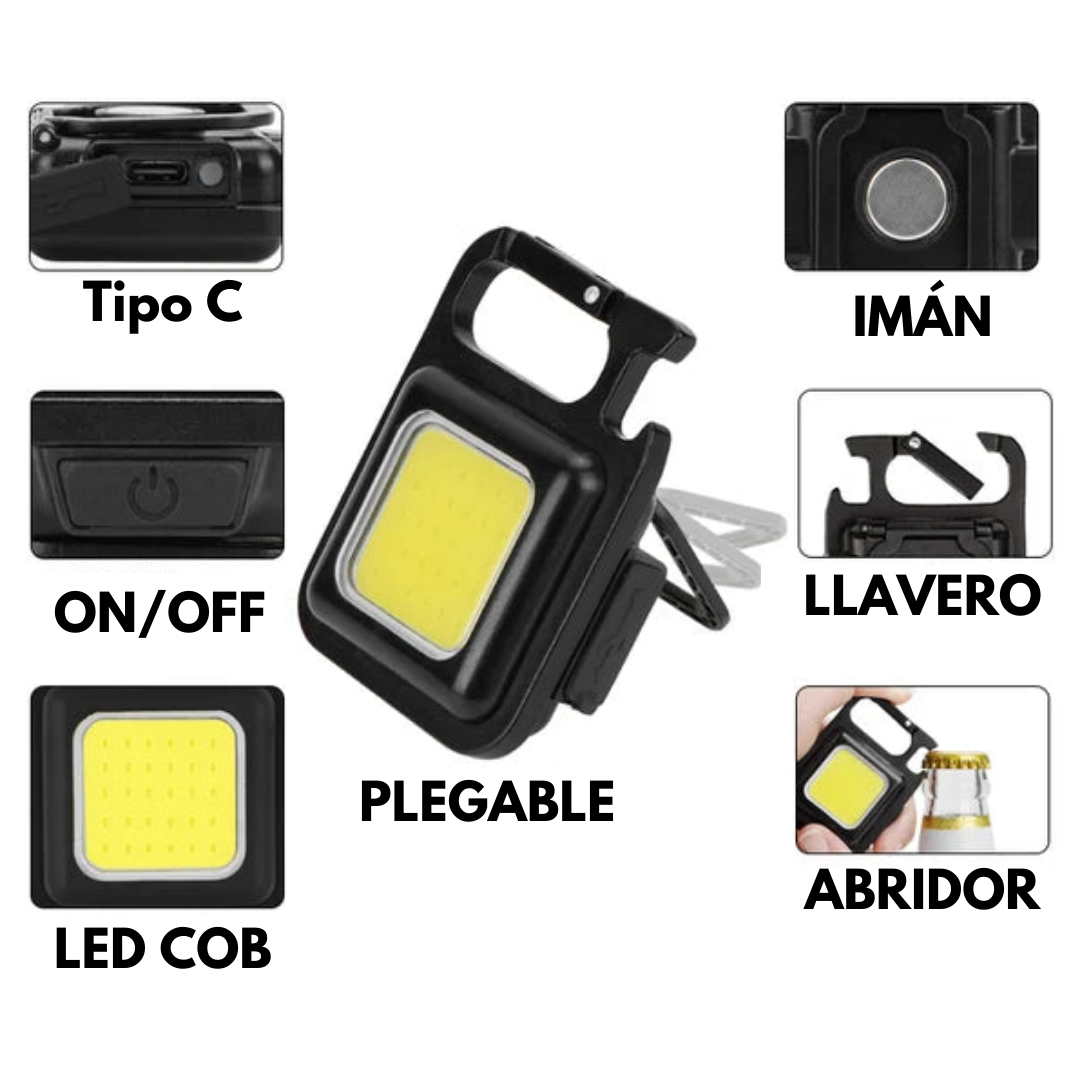 Mini Linterna LED Potente para Llavero