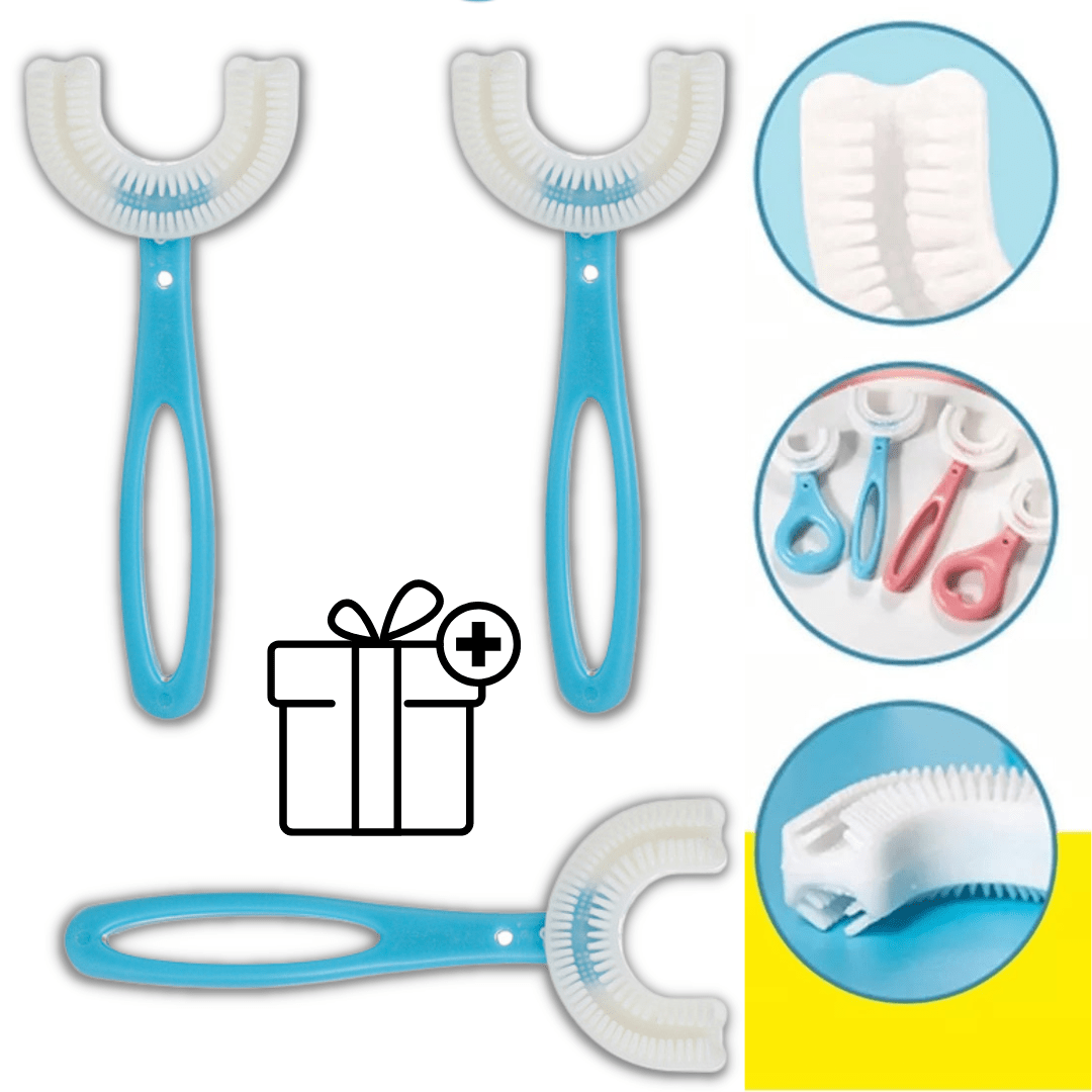 Cepillos de Dientes 360° para Niños (2 + 1 de Regalo) - Muy Moderna Uruguay