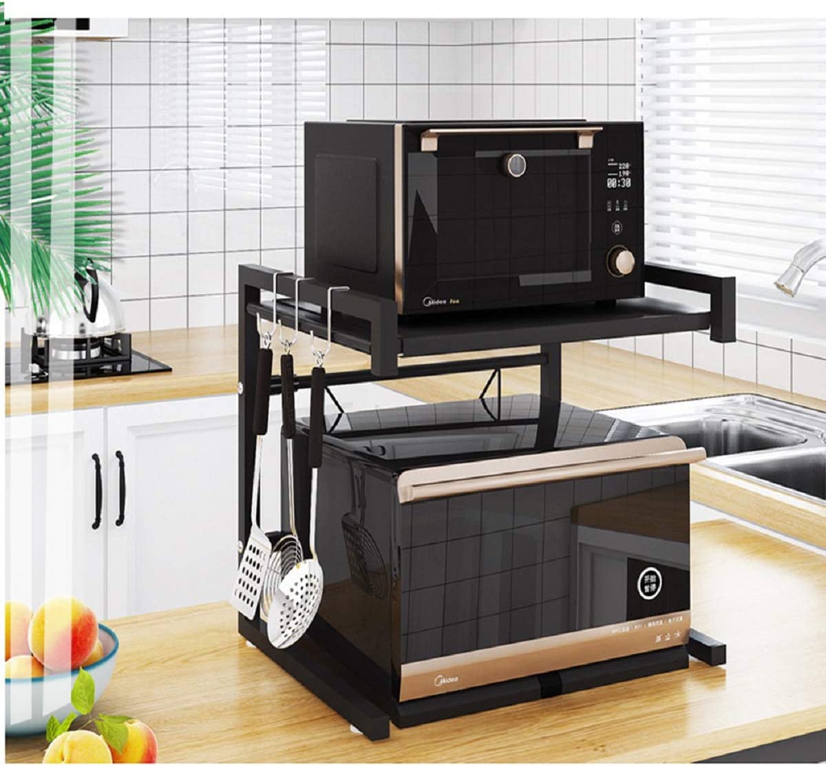 Estante Organizador Extensible Para Hornos y Microondas