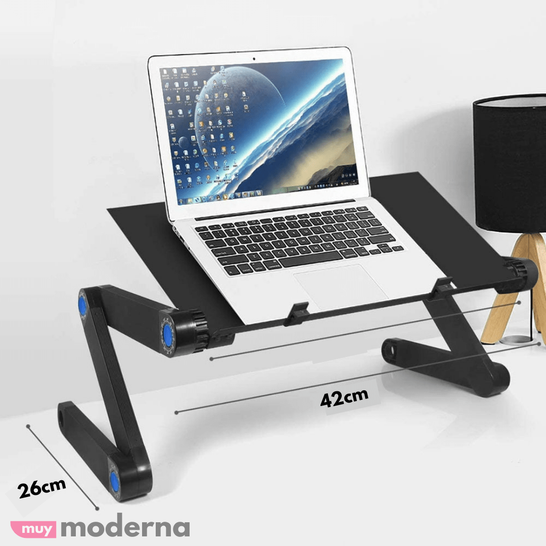 Mesa Regulable para Laptop con Ventilación - Muy Moderna Uruguay