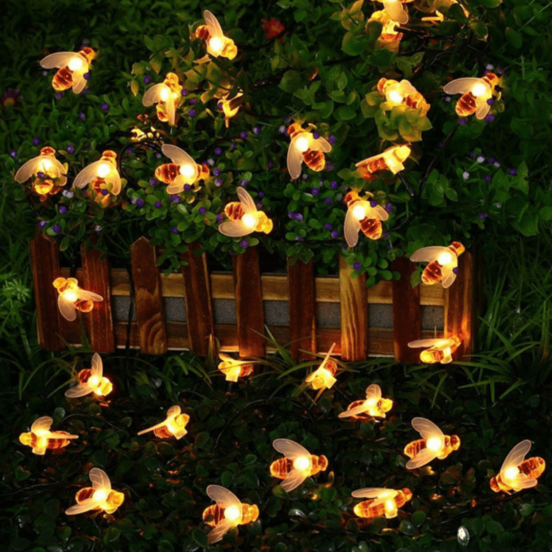 Guía De Abejas LED Solar para Jardín 5mts - Muy Moderna Uruguay