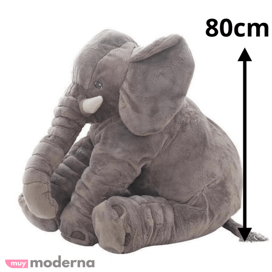Almohada de Elefante Gigante de 80cm - Muy Moderna Uruguay