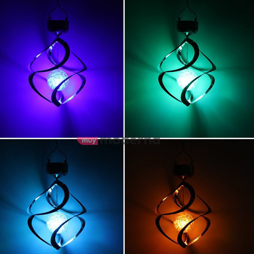 Colgante de Remolino LED Solar
