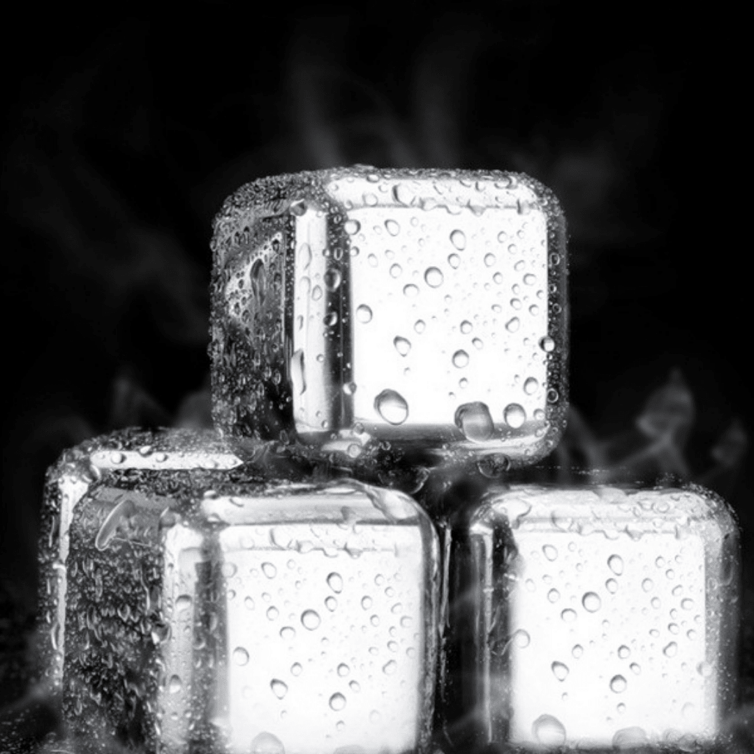 Cubos de Acero Inoxidable para Enfriar Bebidas - Muy Moderna Uruguay