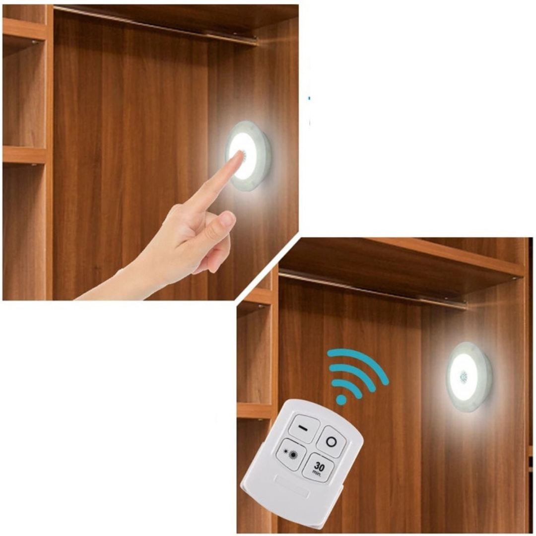 Set de 3 Luces de Emergencia con Control Remoto