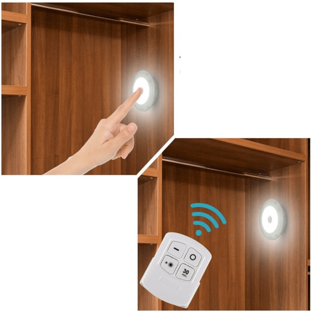 Set de 3 Luces de Emergencia con Control Remoto - Muy Moderna Uruguay