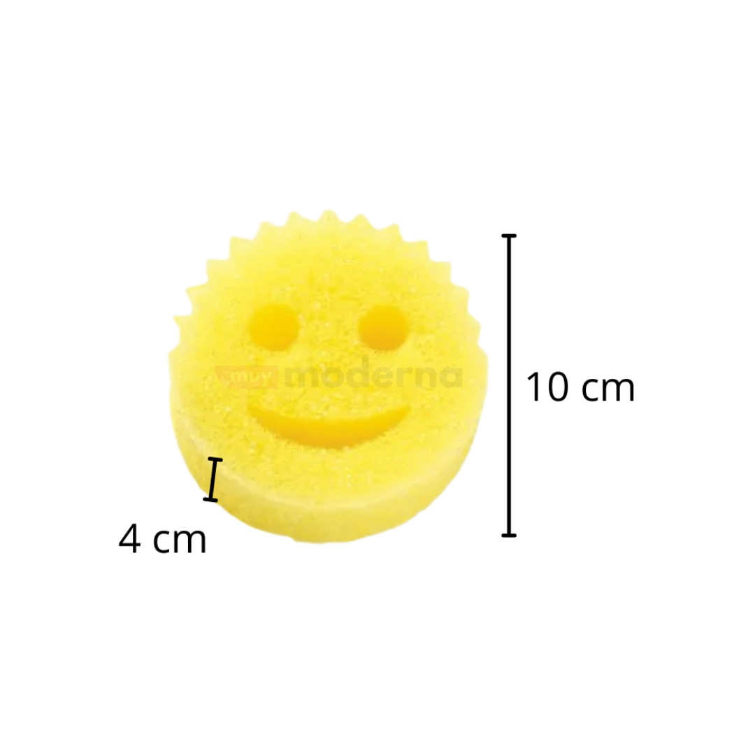 Set de 3 Esponjas Sonrientes Termosensibles - Muy Moderna Uruguay