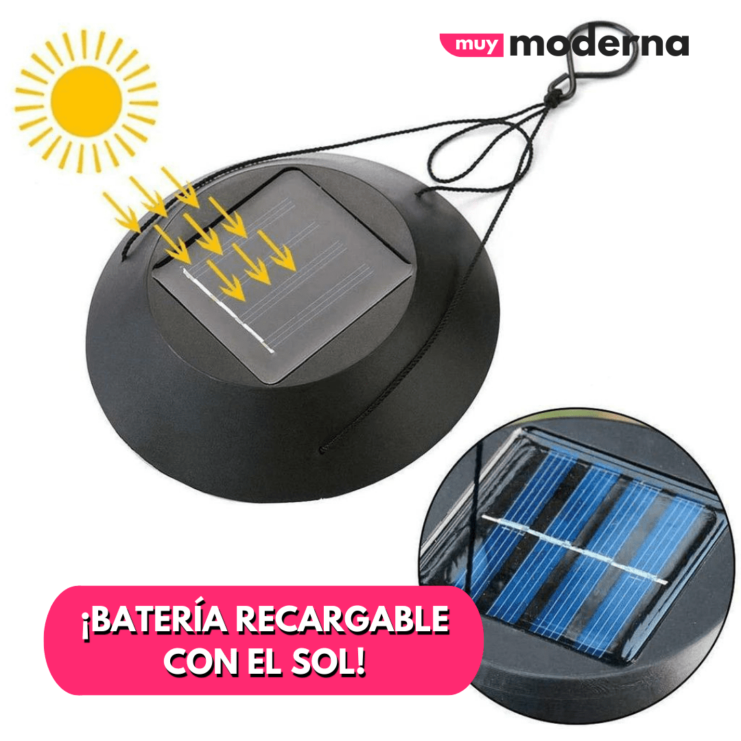 Llamador de Ángeles LED Solar - Muy Moderna Uruguay