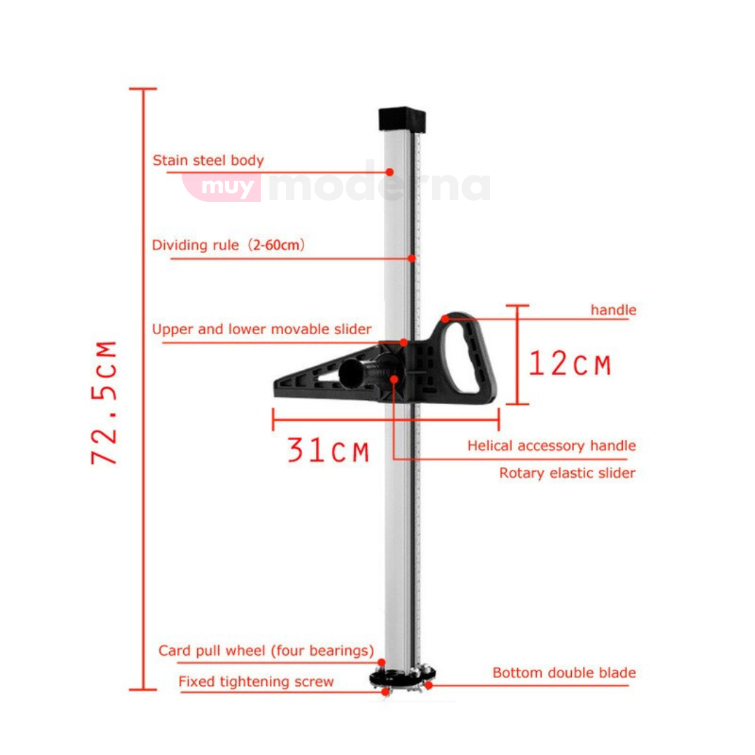 Regla de Corte de Precisión para Yeso