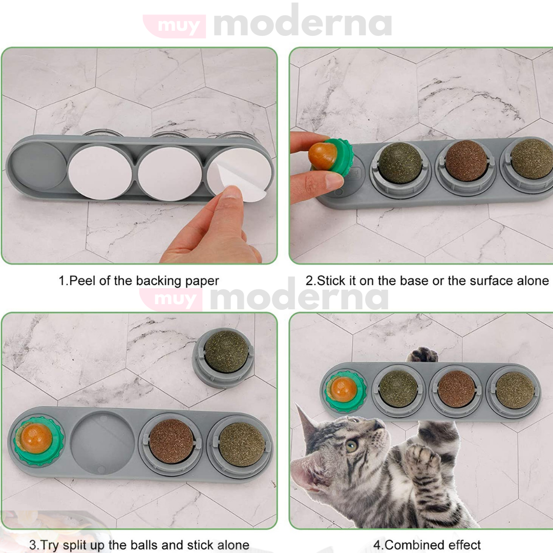 Juguete Giratorio de Hierba Gatera Catnip
