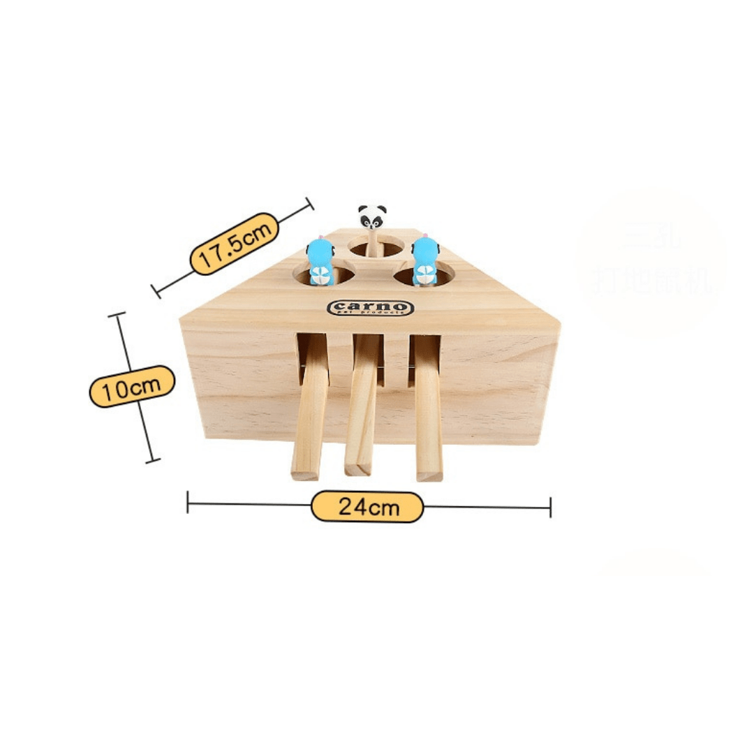 Juguete de Madera para Gatos "Atrapa El Ratón" - Muy Moderna Uruguay