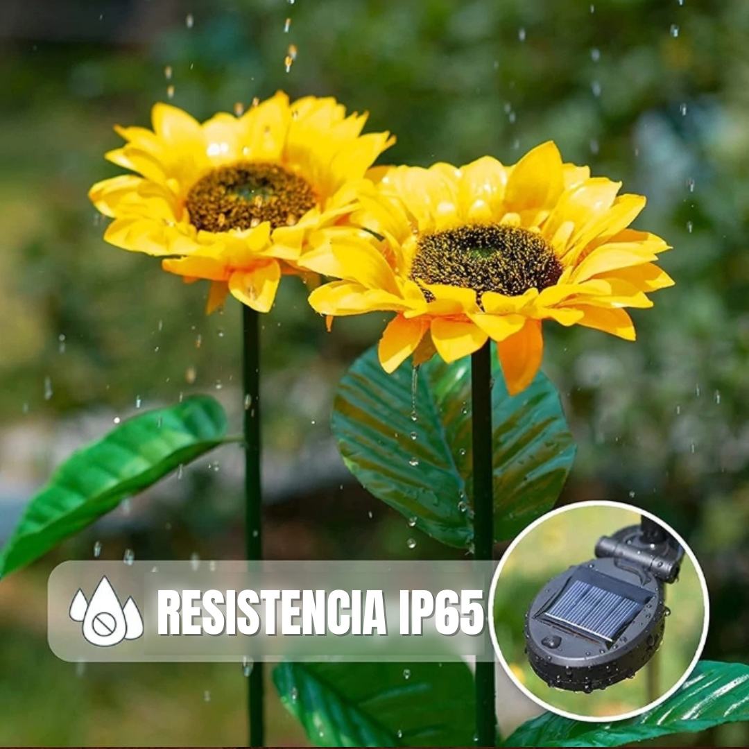 Par de Flores LED Solar (2 Unidades) - Muy Moderna Uruguay