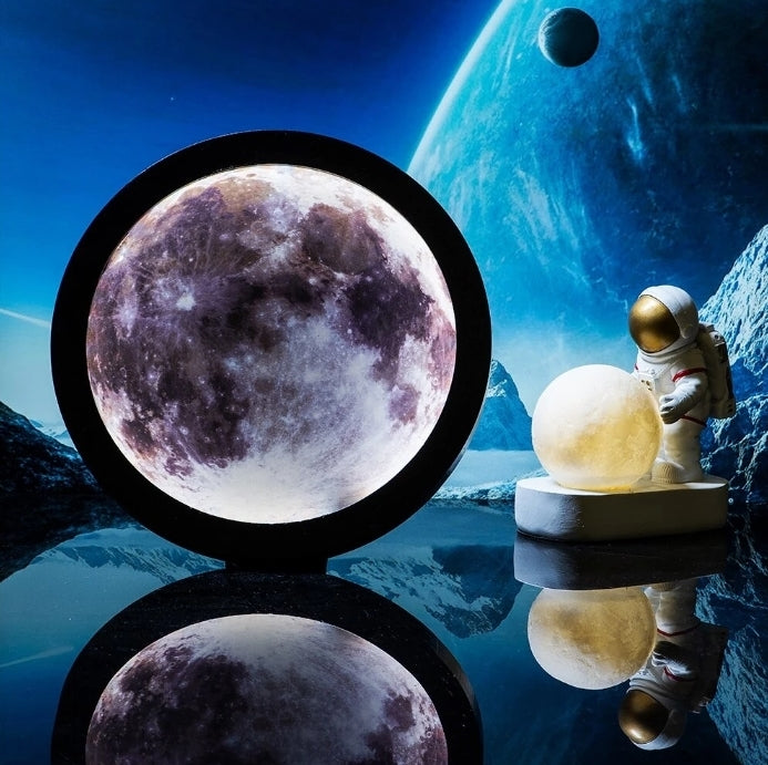 Espejo Con Luz Veladora de Luna
