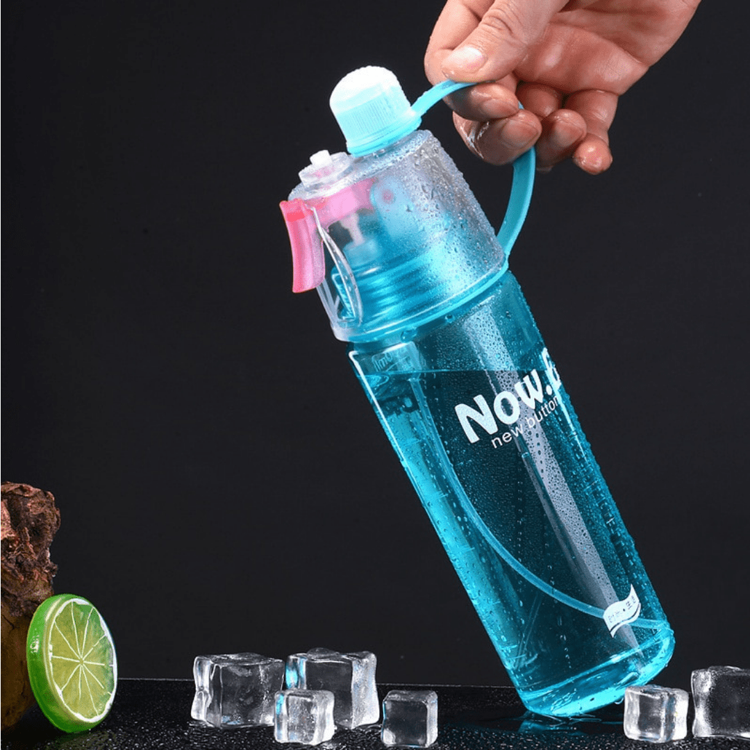 Botella Deportiva con Rociador Refrescante - Muy Moderna Uruguay