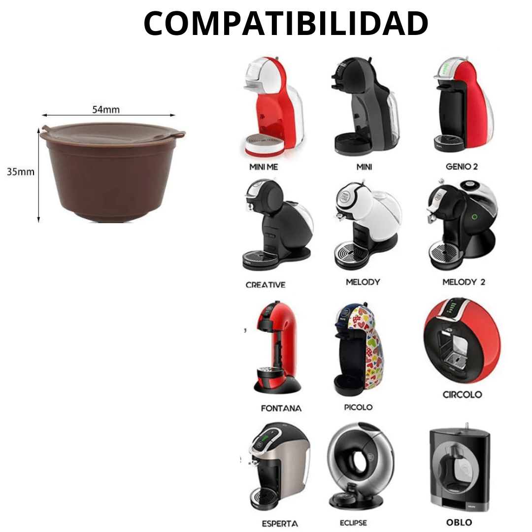 EcoCapsulas de Café Reutilizables (3 Unidades) - Muy Moderna Uruguay
