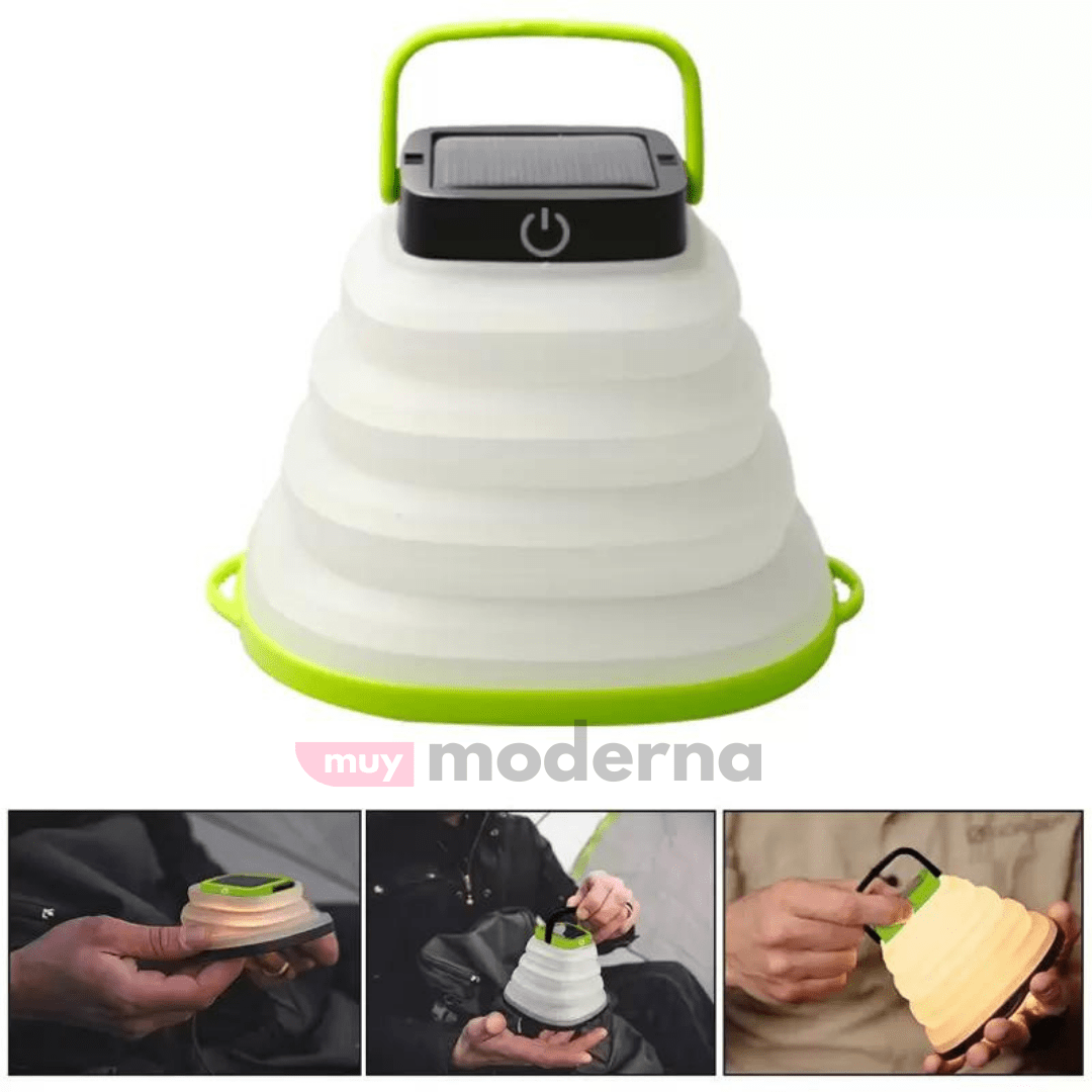 Farol Plegable de Carga Solar - Muy Moderna Uruguay
